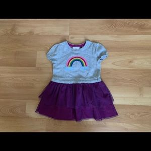 Hanna Andersson Girls Sweater Tutu Tulle Dress 80